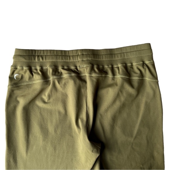 Zyia Active Unwind Women’s Olive Green Fitted Jogger Pants Wide Waistband, XL - Picture 6 of 10